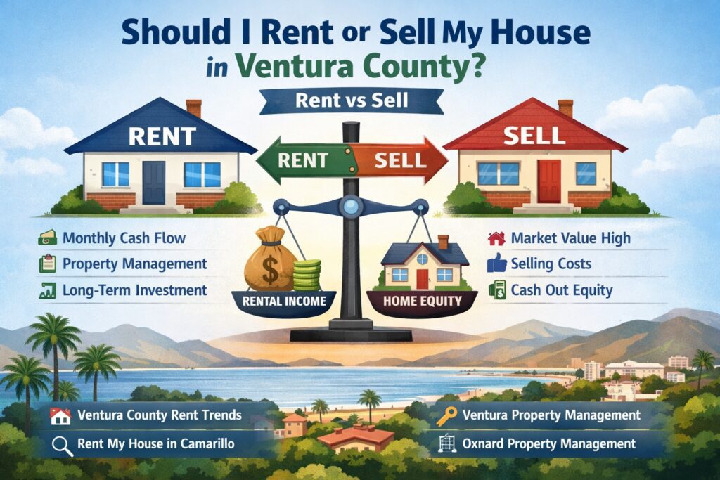 Should I rent or sell my house in Ventura County chart