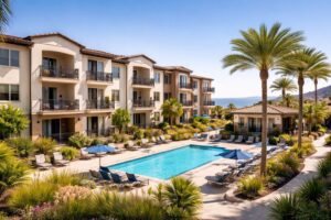 Apartments for rent in Ventura California with pool and coastal views