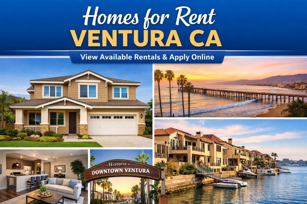 Homes for rent in Ventura CA including houses, condos, and apartments near downtown Ventura and Ventura beaches