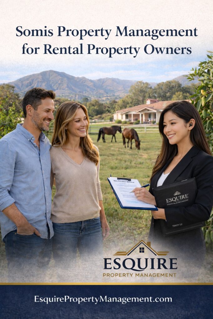 Somis property manager helping a rental property owner with a rural Ventura County rental home