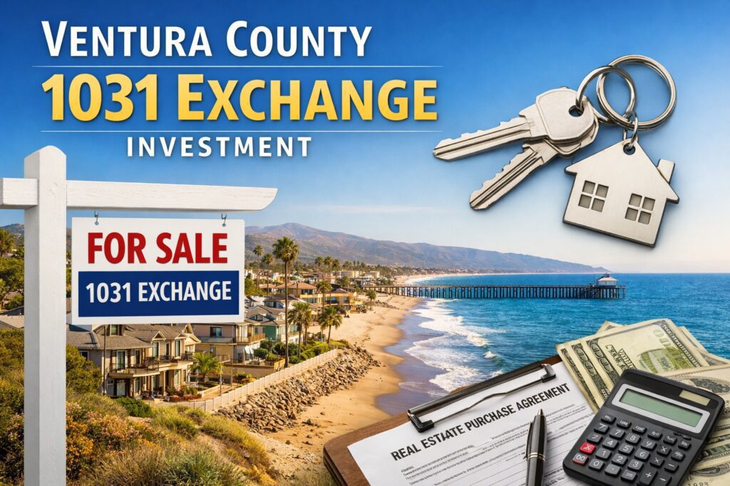 1031 exchange real estate strategy in Ventura County showing how investors defer capital gains tax by reinvesting into rental property
