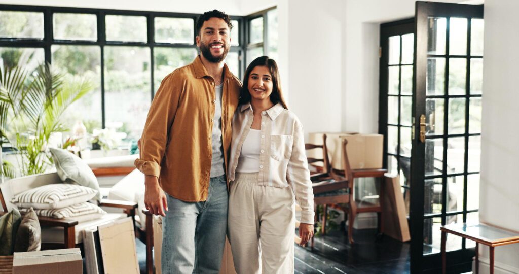 Happy property owner after successful rental property management