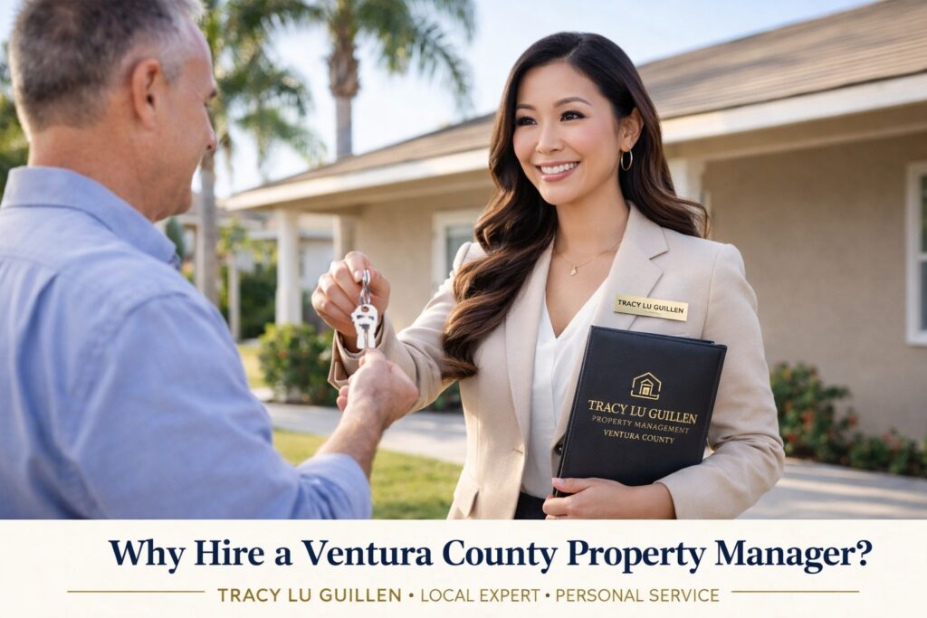 Ventura County property manager helping a rental property owner