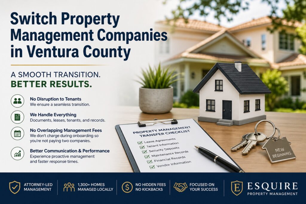 switch property management companies Ventura County